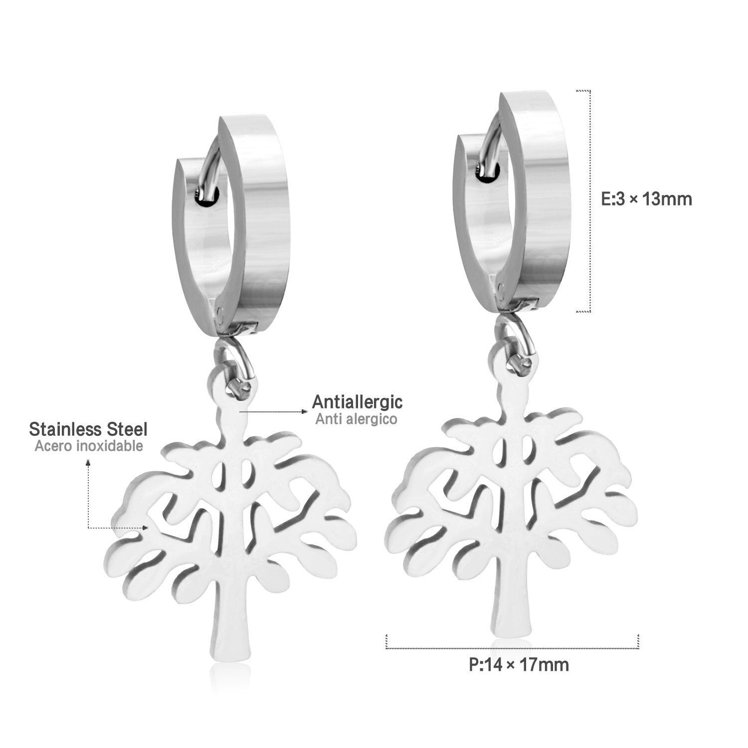 ASON Korean Statement Drop Dangle Geometric Earrings 2022 for Women Stainless Steel Hanging Earring Set for Female Jewelry asonjewelry
