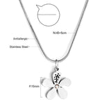 Simple Bohemian Colorful Crystal Flower Necklace for Women Girls Chic Boho Clavicle Cuban Link Chain Collier Femme