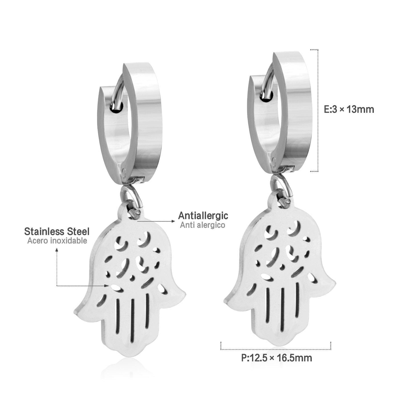 ASON Korean Statement Drop Dangle Geometric Earrings 2022 for Women Stainless Steel Hanging Earring Set for Female Jewelry asonjewelry