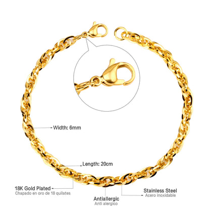 Fashion Stainless Steel Soft Chain Bracelet for Women asonjewelry