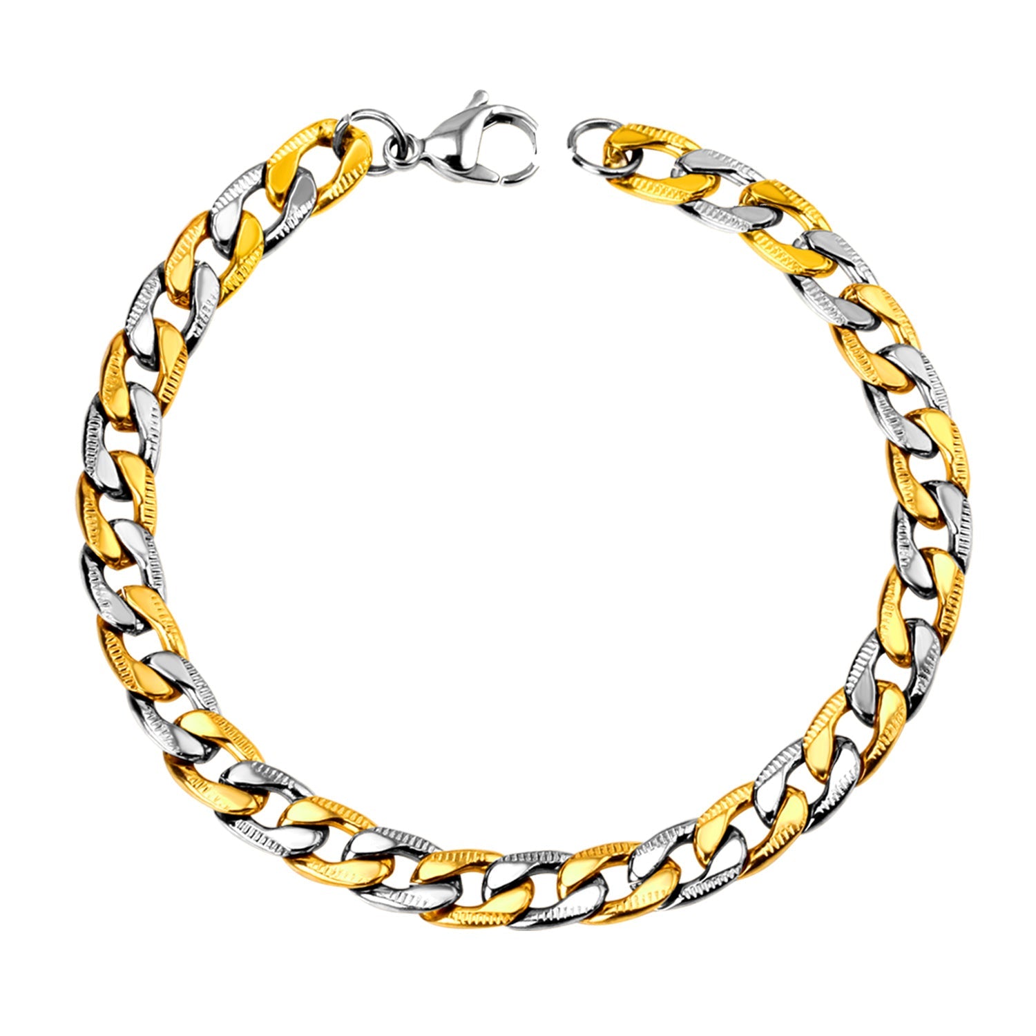 ASON 8mm Stainless Steel Stripe Bracelet Bangle for Men Women Party Gift Wholesale Fashion Jewelry asonjewelry