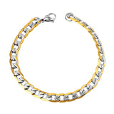 6/8/10mm Inner Star Pattern  Stainless Steel Chain Bracelet For Women