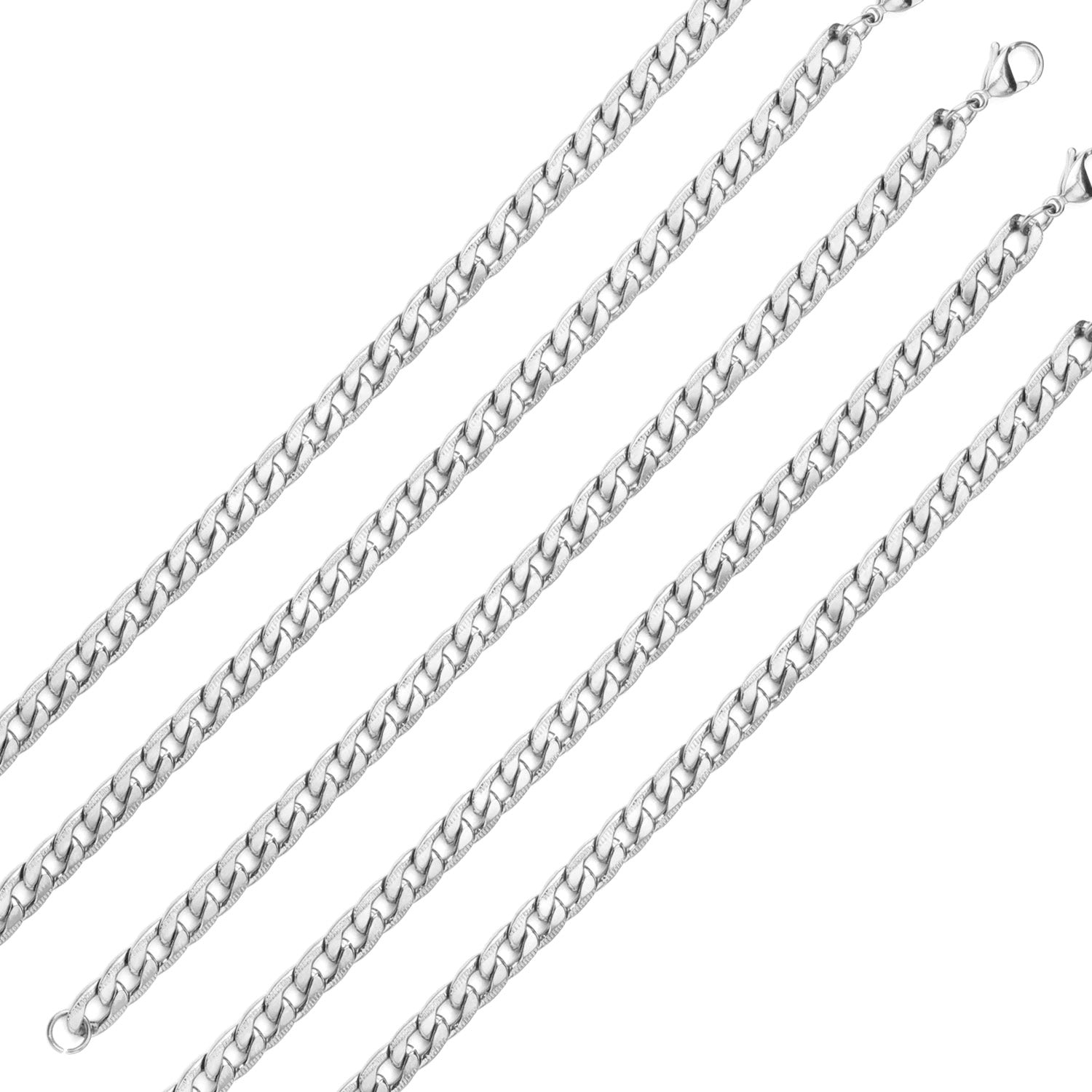 ASON 8mm Stainless Steel Stripe Bracelet Bangle for Men Women Party Gift Wholesale Fashion Jewelry asonjewelry