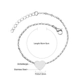 Stainless Steel Heart Accessory Bracelet
