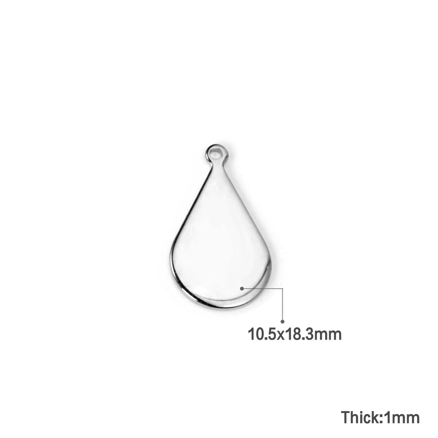 ASON 100pcs/lot Stainless Steel Oval Pendant Charm Wholesale Gold Silver Color For Necklace Bracelet Jewelry Making Supplies asonjewelry