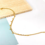 ASON Vintage Stars Accessories Multi-layer Link Chains Anklet Gold Color Stainless Steel For Women Fashion Jewelry Party