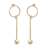 LUXYKISSKIDS Round Ball Pendant Dangle Earrings For Women Fashion Jewelry Christmas Drop Earrings Pendientes Brincos Present