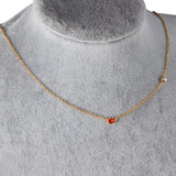 New Red/Pink Color Lips Stainless Steel Pendant Necklace For Girls Fashion Chain Necklace Jewellry bijoux femme