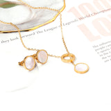 New Arrival Stainless Steel Gold/Silver Color Necklaces Earrings Sets Necklace For Women Party Jewellry Accessories