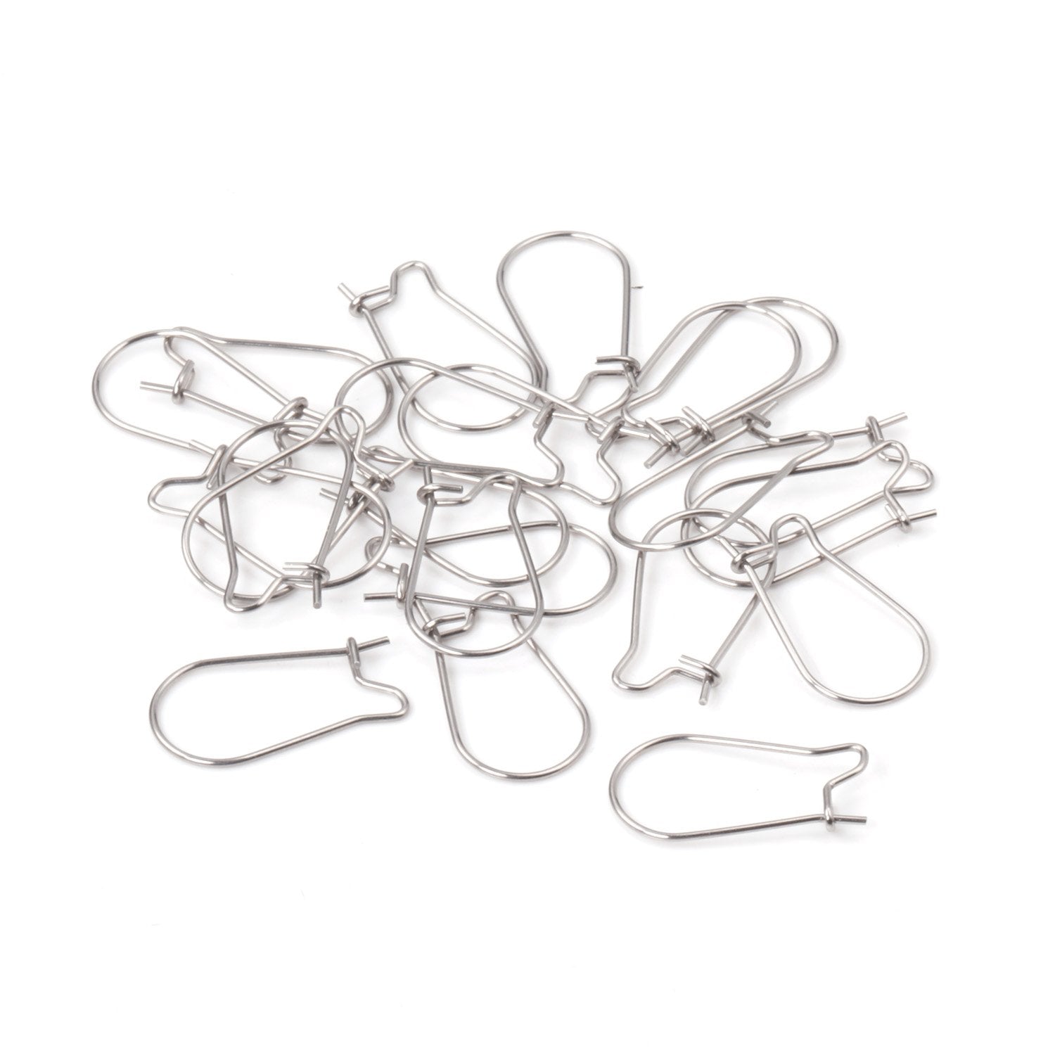 ASON 100pcs/lot Gold/Silver Color Stainless Steel French Lever Earrings Hook Ear Finding for Jewelry Making DIY Accessories asonjewelry