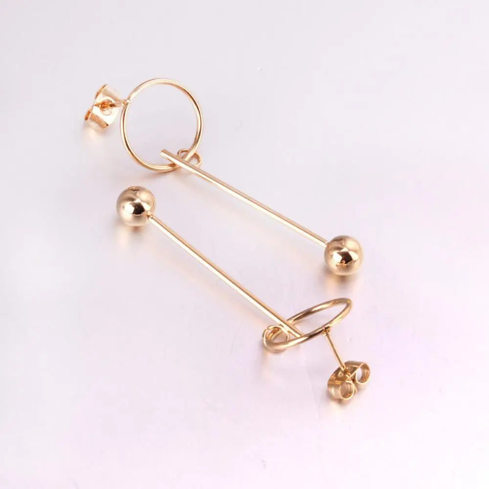 LUXYKISSKIDS Round Ball Pendant Dangle Earrings For Women Fashion Jewelry Christmas Drop Earrings Pendientes Brincos Present asonjewelry