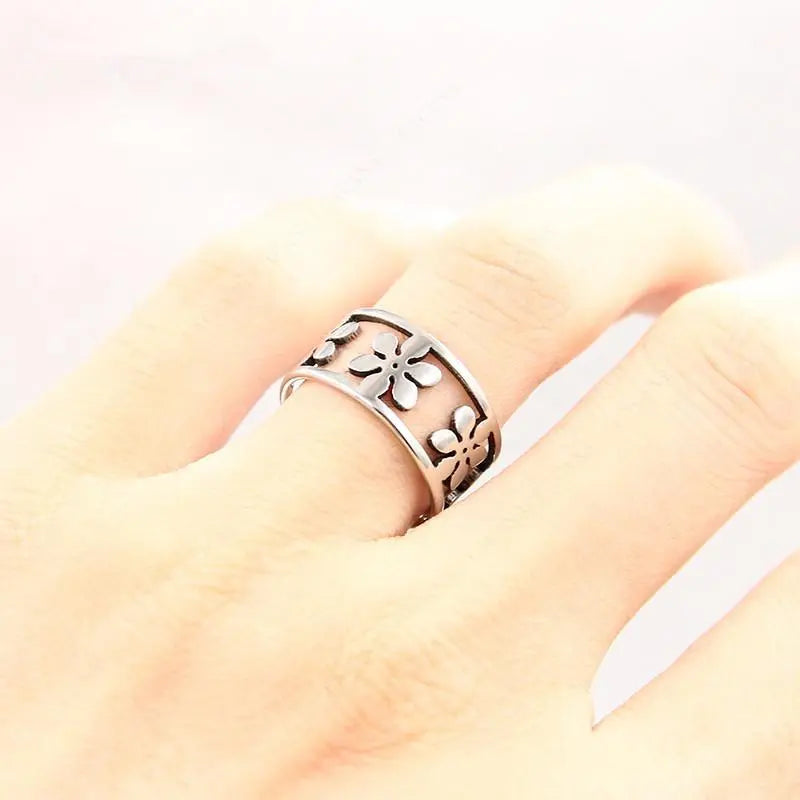 Elegant Gold Rings For Women Men Stainless Steel Engagement Wedding Jewelry For Women Girls Couple Ring Ringen Gift asonjewelry