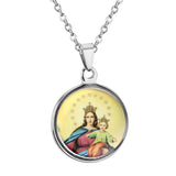 Hot Sale Blessed Virgin Mary Necklaces Pendants Wholesale-105901S