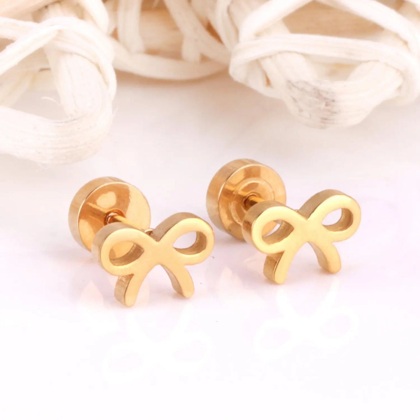 Butterfly Fruit Cute small Earrings Stainless Steel Christmas Stud Earring Sets For Women Jewelry Earings brincos asonjewelry
