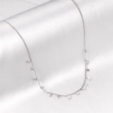 New Arrival Steel Color Moon And Star Pendant Necklace Female Jewelry Chains Necklaces Party Jewlley bijoux femme