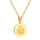 Religion Style Pendant Necklace For Men Women Jewelry Stainless Steel Necklaces Collars Collier Accoessries mujer