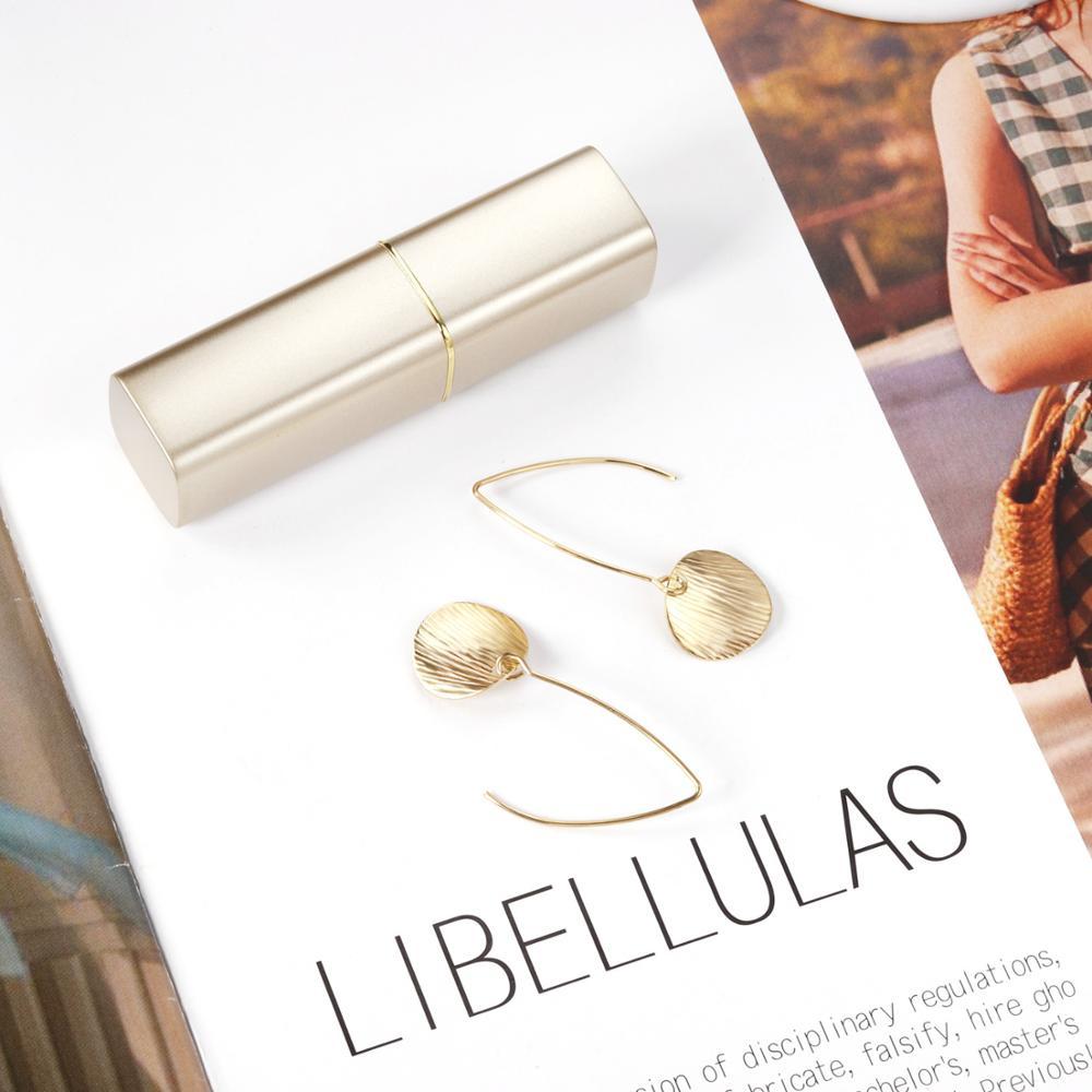 ASON Gold Color Stainless Steel Imitation Shell Drop Earrings Trendy Dangle Earrings for Women Party Gift Jewelry asonjewelry