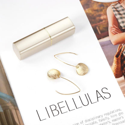 ASON Gold Color Stainless Steel Imitation Shell Drop Earrings Trendy Dangle Earrings for Women Party Gift Jewelry asonjewelry