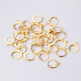 100pcs/lot Open Circle Jump Rings Earring Pendant Connectors Stainless Steel Gold Color Connector For DIY Jewelry Making Finding