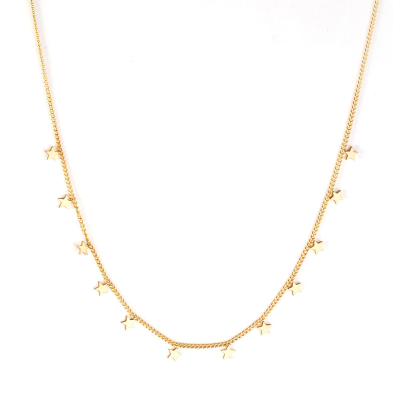 Stainless Steel 40+5cm Star Pendant Necklace Jewelry Women's Chains Necklaces Collars Accessories Party 2020 Hot