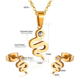 Vintage Zircon Necklace Earrings African Jewelry Sets Fashion Dangle Earrings Bridal Wedding Jewellery Sets