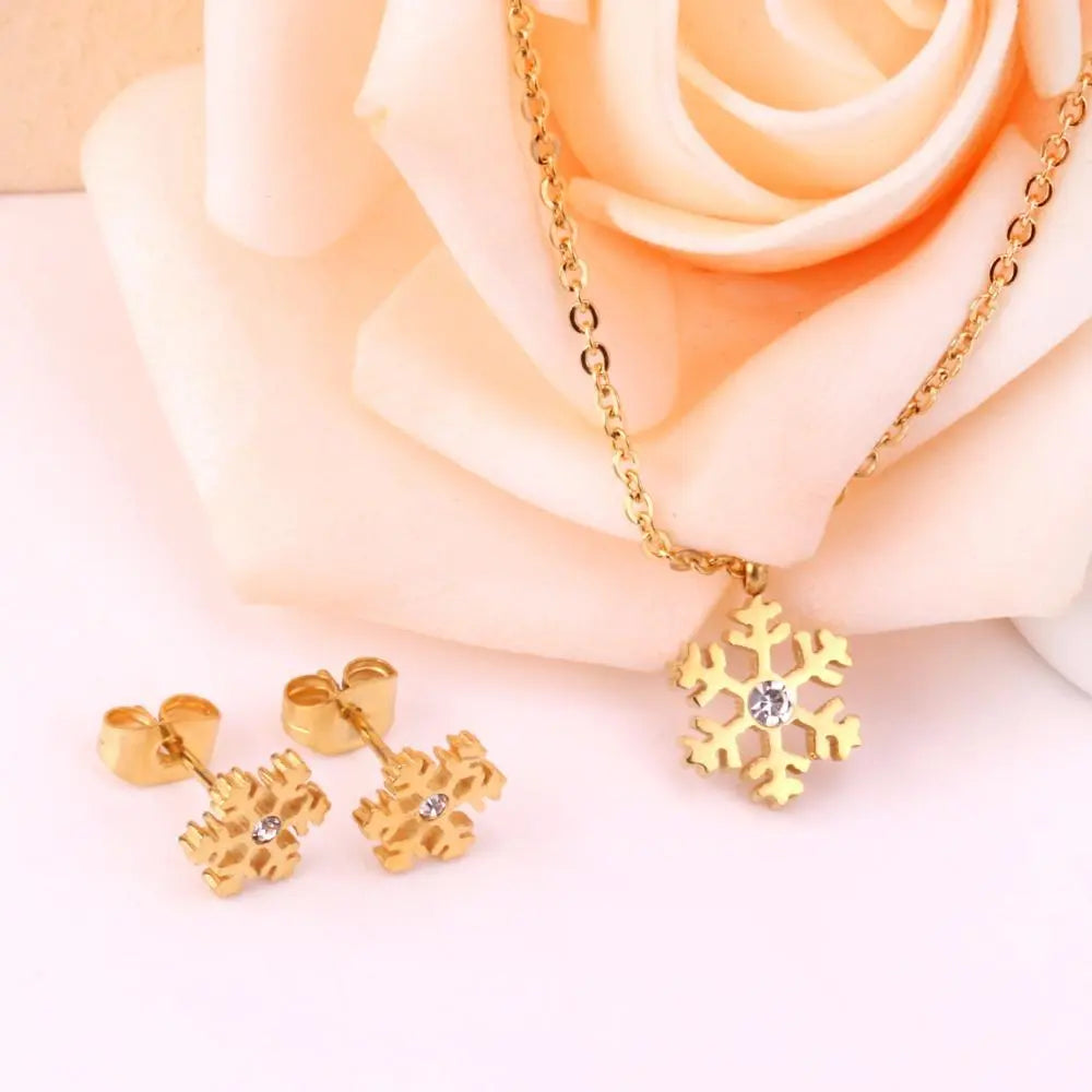 Luxury Wedding Jewelry Set Necklace Earings Sets For Women Engagement Gift asonjewelry