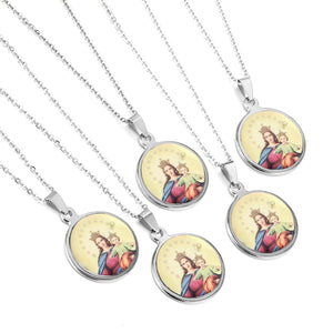Hot Sale Blessed Virgin Mary Necklaces Pendants Wholesale-105901S