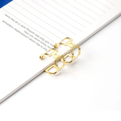 Fashion Jewelry brincos 316L Stainless Steel Hoop Earrings Women Earings orbellen 2021 New aretes de mujer asonjewelry