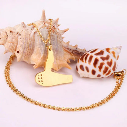 Stainless Steel Hip-hop Punk Collares Collier Pendant Gold/Silver Color Necklace For Men Woman Gothic Jewelry asonjewelry