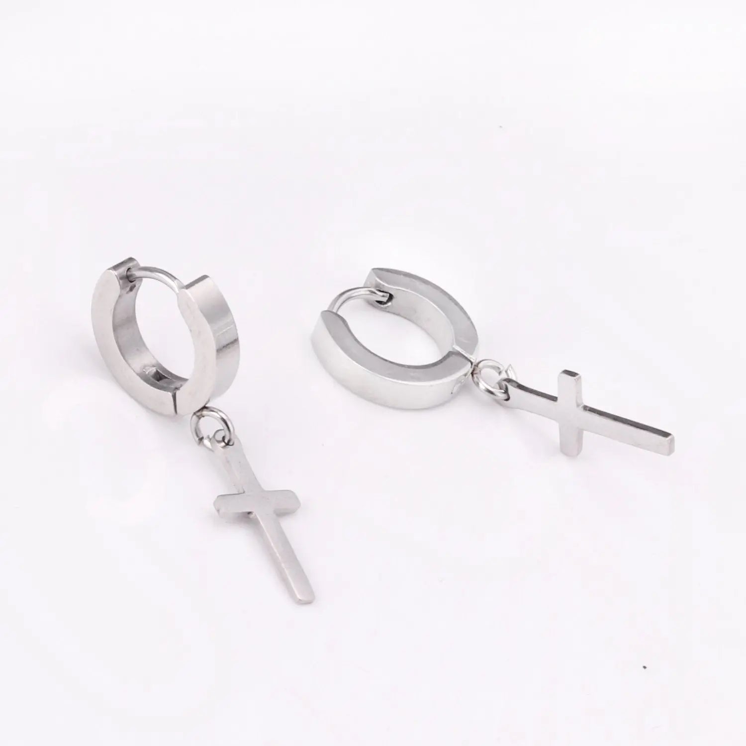 Hoop Earrings For Women Cross Fashion Jewelry Stainless Steel 2020 Earings Jewellery pendientes oorbellen Bricos asonjewelry