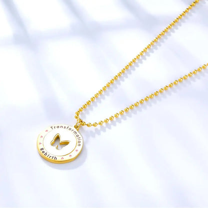 Stainless Steel Round Heart Shape Lover Pendant Necklace No Fade Snake Chains Necklace Collars Party Wedding Wholesale asonjewelry