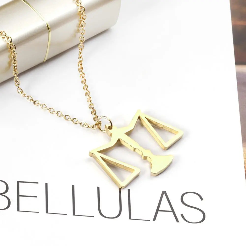 Gold color Babygirl Choker Necklace 316L Stainless Steel Chain Pendant Necklaces Set For Women Fashion Jewelry asonjewelry