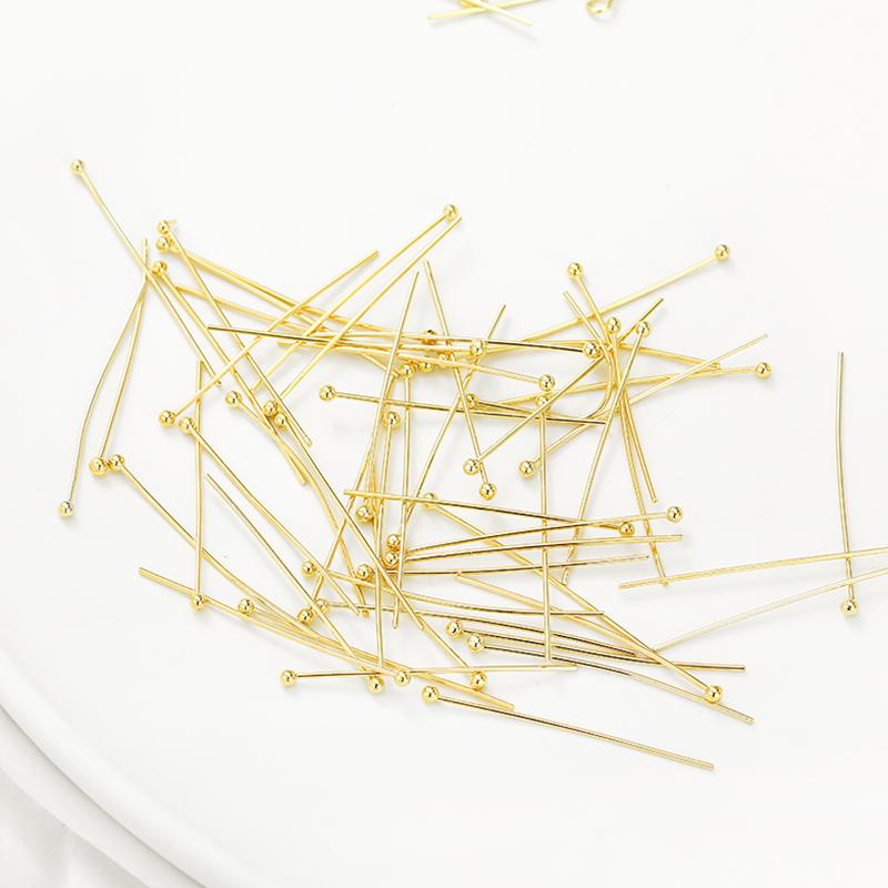 ASON 100pcs/lot T Needle 9Word Needle Round Head NeedleDIY Handmade Earring Ear Jewelry Pendant Pendant Material Kit Accessories asonjewelry