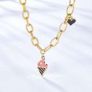 Summer Vacation New Design Statement Pendant Necklace For Woman Man Link Chain Necklaces Cute Charms Beach Jewelry