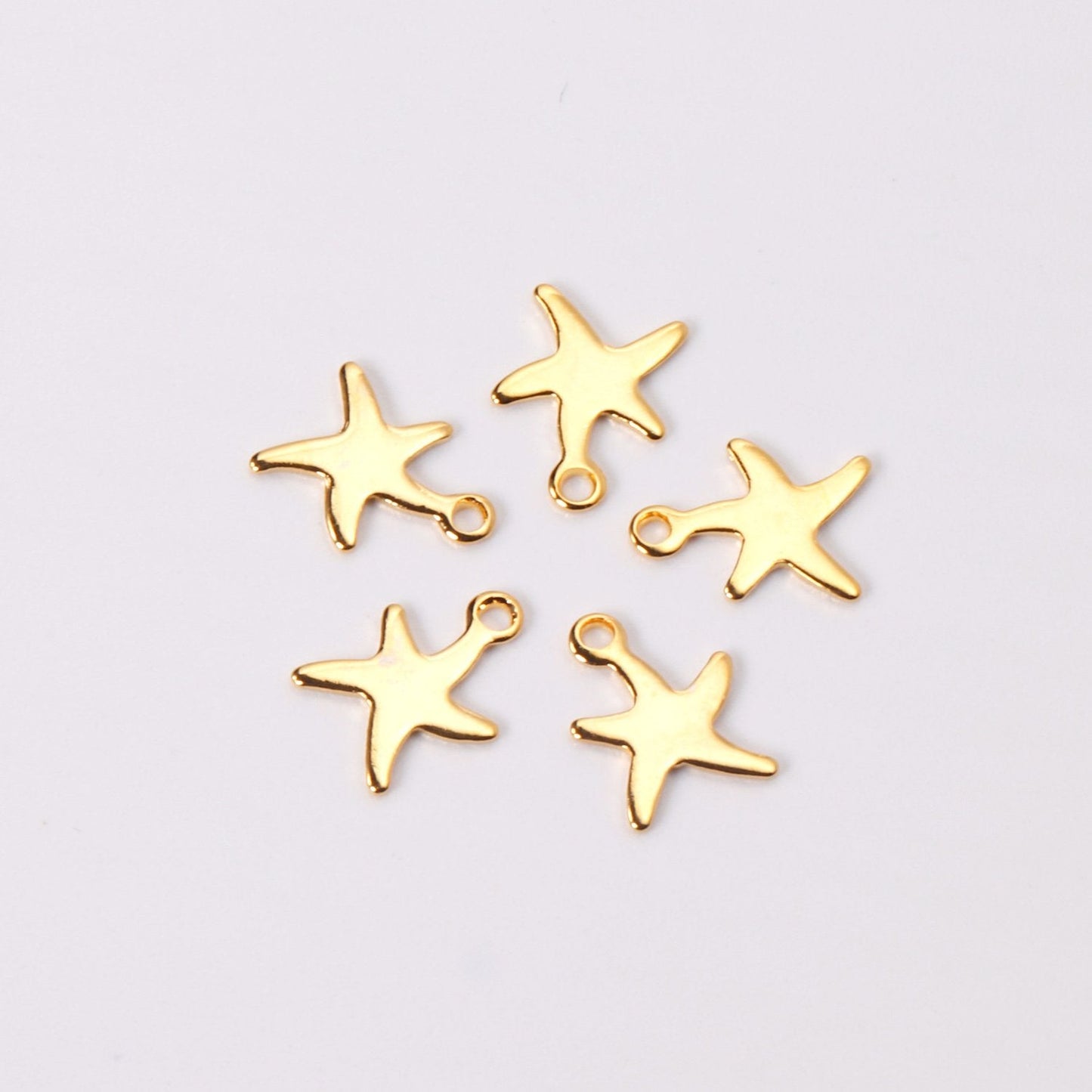 ASON 100Pcs/Lots Perforated star Charms 316L Stainless Steel Geometry Fashion For Necklace Bracelet DIY Jewelry Making Supplies asonjewelry