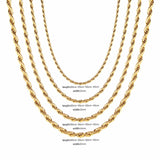 ASON, 1 unidad, venta de collar de cadenas giratorias de acero inoxidable para mujeres y hombres, joyería de hip hop, collar de 2mm y 3mm para colgantes, soporte al por mayor 