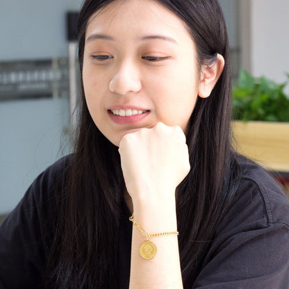 2022 Office Ladies Decor Heart Bracelets Charm Steel Gold Girls Chunky Chain Braclet For Women Valentines Gift Hand asonjewelry