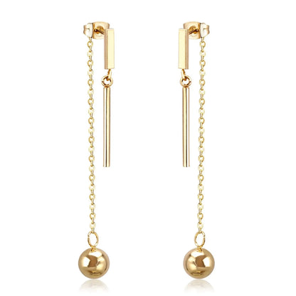 Tassel Dangle Earrings For Women Stainless Steel Drop Earings 2020 Fashion Jewelry aretes de mujer bricos wholesale asonjewelry