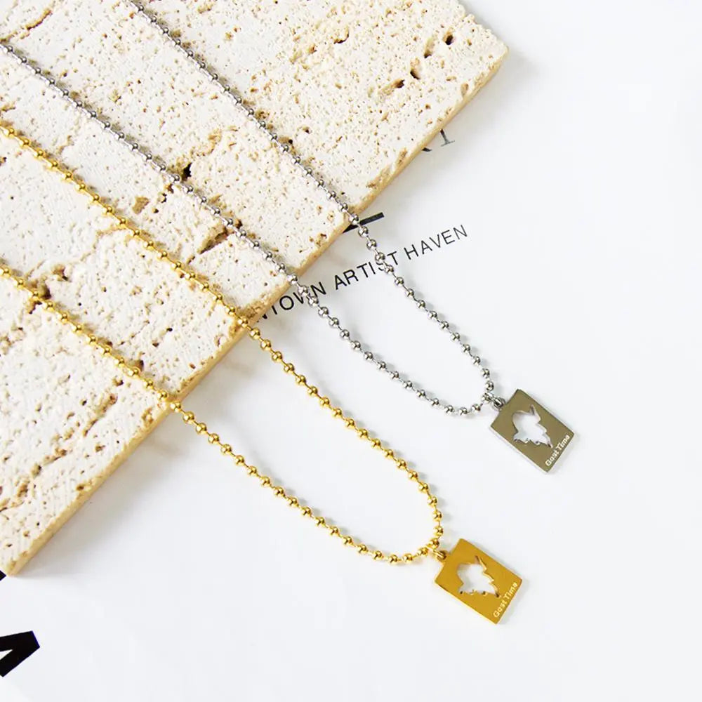 Halloween 2022 New Collier For Man/Woman Celebrate Jewelry On Neck Stainless Steel Waterproof Skull Charms Necklace asonjewelry