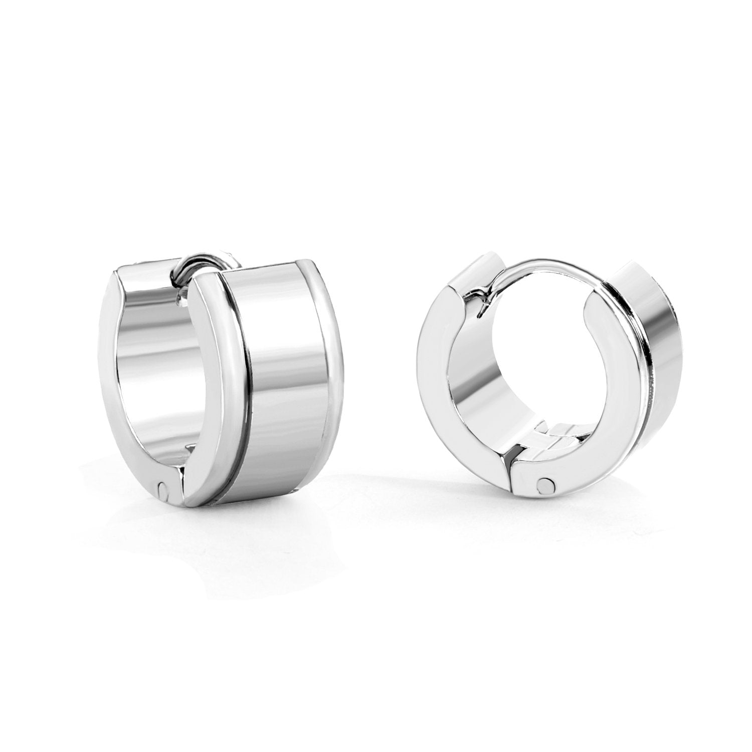 ASON Trendy Stainless Steel Thick Earrings Gold Color Piercing Boho Hoops Earring for Women Girl Gift Fashion Jewelry asonjewelry