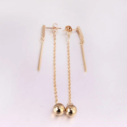 Tassel Dangle Earrings For Women Stainless Steel Drop Earings 2020 Fashion Jewelry aretes de mujer bricos wholesale asonjewelry