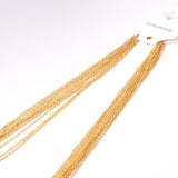 Collares de 2MM para colgantes, venta a granel, cadenas de Eslabón cubano Rolo de 2mm, accesorios para collares, joyería de cadenas de acero inoxidable 