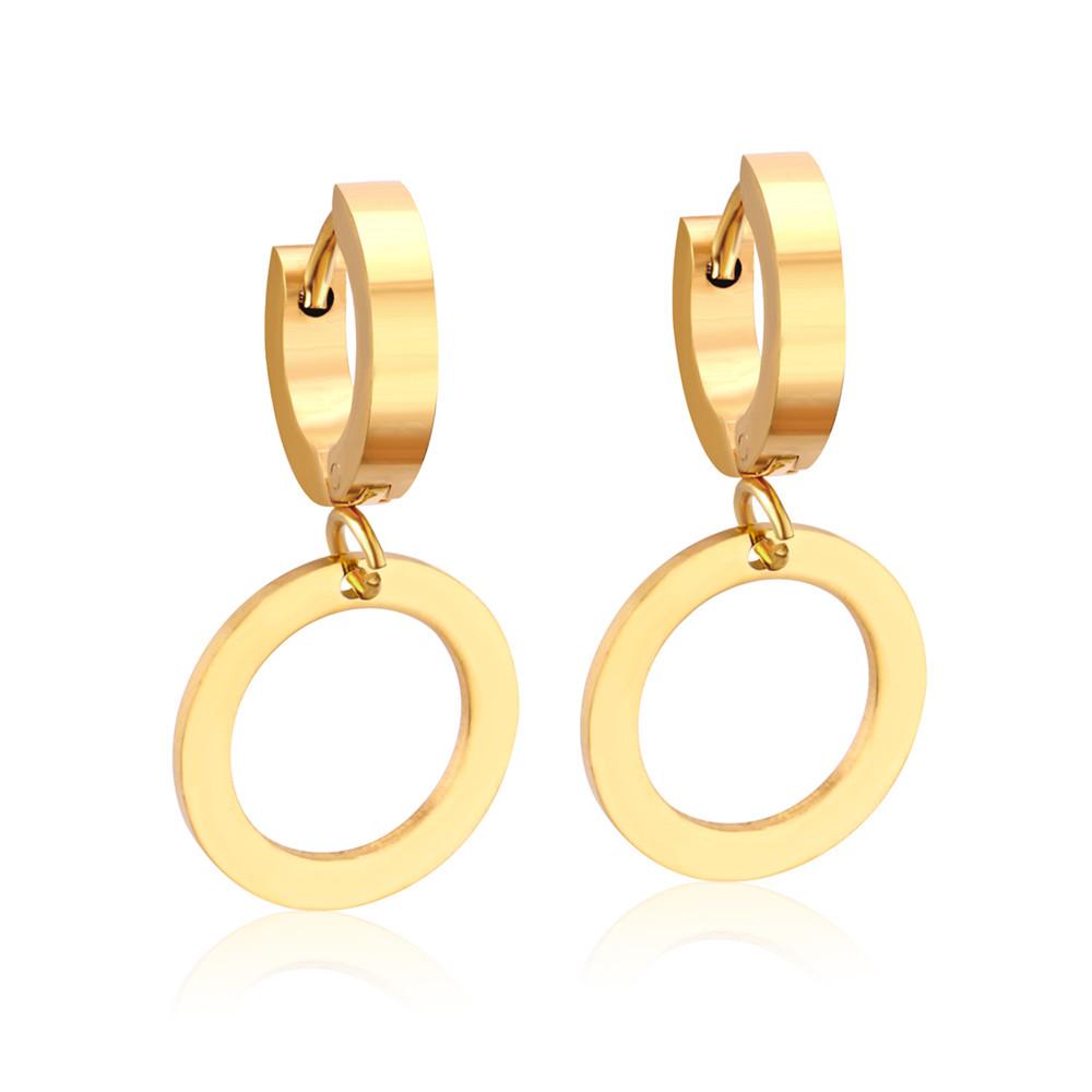 ASON Korean Statement Drop Dangle Geometric Earrings 2022 for Women Stainless Steel Hanging Earring Set for Female Jewelry asonjewelry