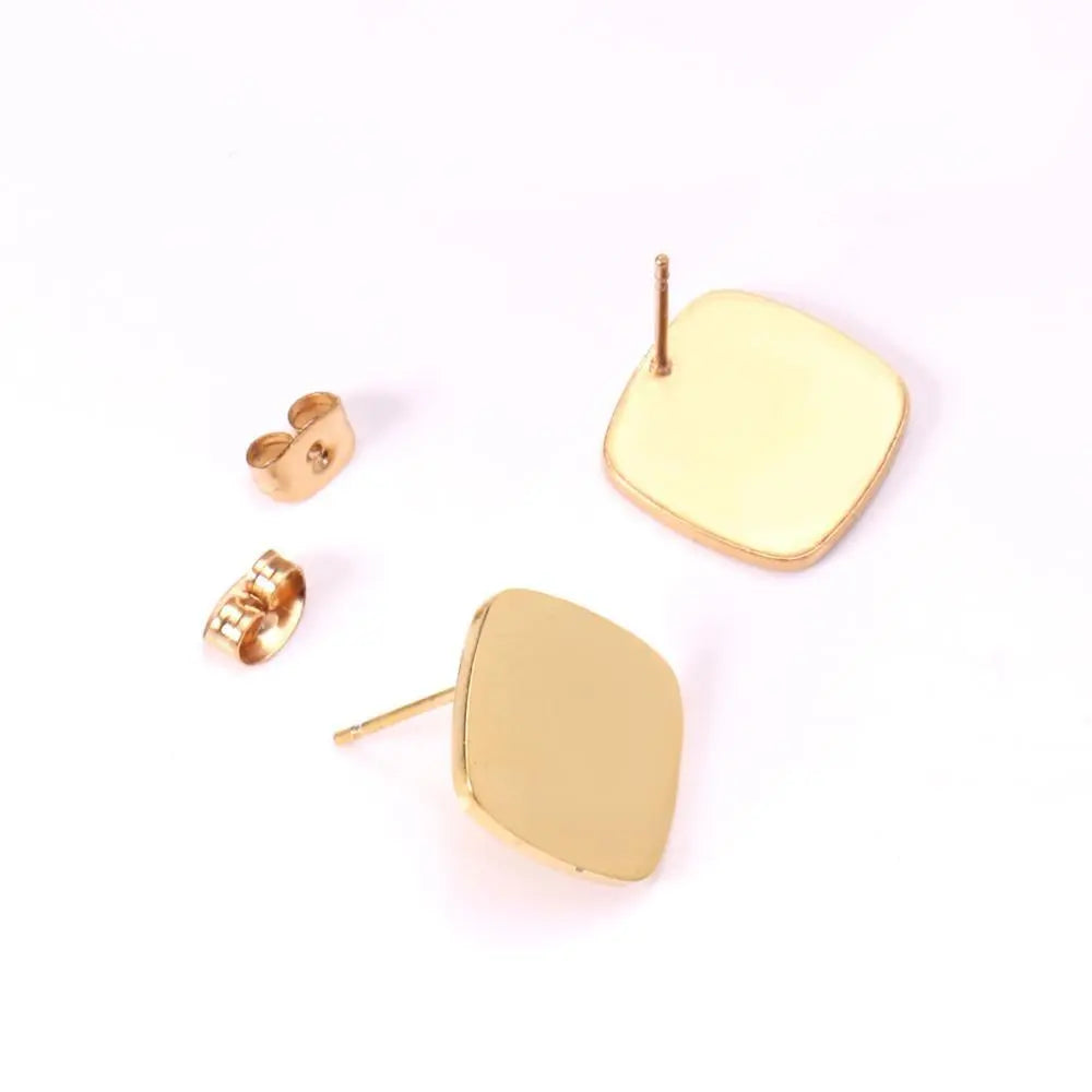 Pendientes heart round small stud earrings 316L stainless steel brincos stud earrings for women girls oorbellen asonjewelry