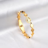 Stainless Steel Bangles On Hand Mental Bracelets For Women Shell Printed Rhinestone Bangles Customize Bangles Gifts