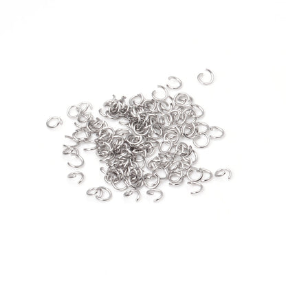 ASON 1000pcs/Lot Jump Rings Split Rings Connector Stainless Steel Gold Color For DIY Necklace Bracelet Jewelry Making Wholesale asonjewelry