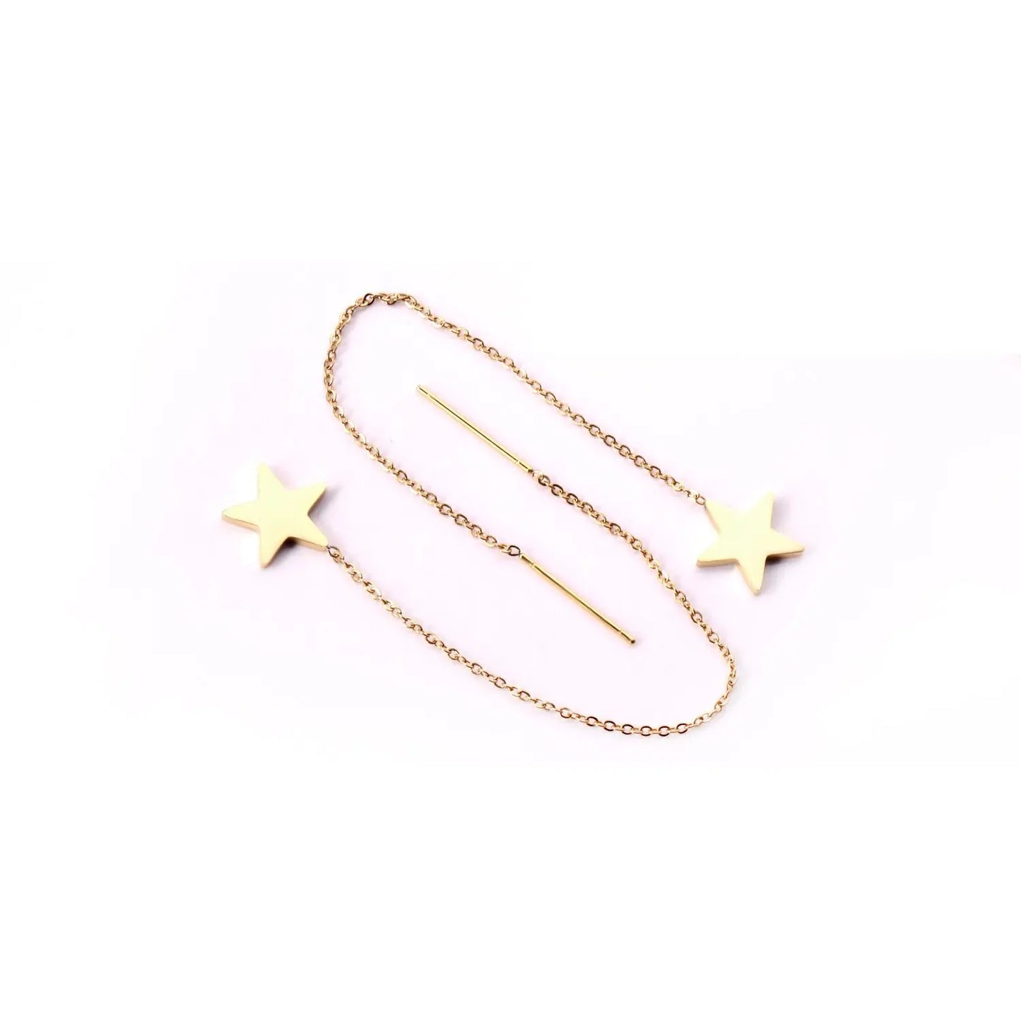 Simple Tassel Linear Chain Long Drop Earrings For Women Girl Geometric Star Hanging Ear Line Japan Korean Jewelry 2022 asonjewelry