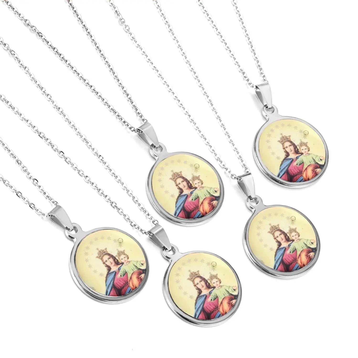 Hot Sale Blessed Virgin Mary Necklaces Pendants Wholesale-105901S asonjewelry