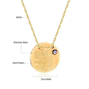 Brand New Religion Pendant Necklaces With Eyes Shape Stainless Steel Fashion Necklaces