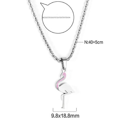 ASON Gold Color Bird Pendant Necklace Stainless Steel Non-Allergic Choker for Women Fashion Jewelry Party Gift Accessory asonjewelry